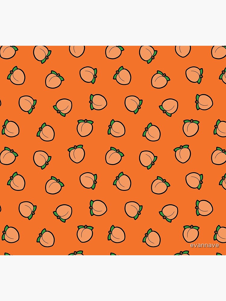 Peach Emoji Pattern by evannave