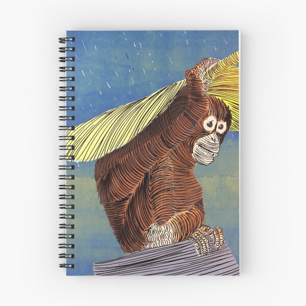 Item preview, Monkey in the Rain By ArtGuru 9226 - Acrylic On Paper designed and sold by Art Guru.