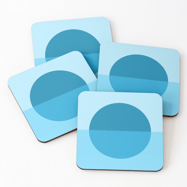 Item preview, Modern Pop - Semi Circles - Blue designed and sold by Sweetie Spicy.