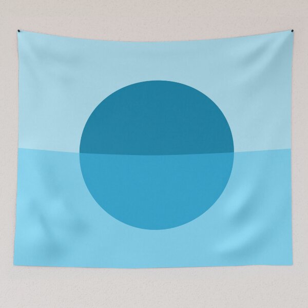 Item preview, Modern Pop - Semi Circles - Blue designed and sold by Sweetie Spicy.