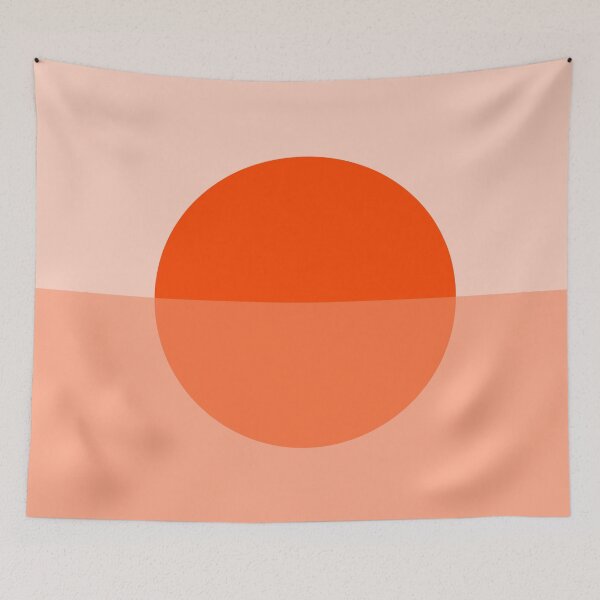 Item preview, Modern Pop - Semi Circles - Orange designed and sold by Sweetie Spicy.