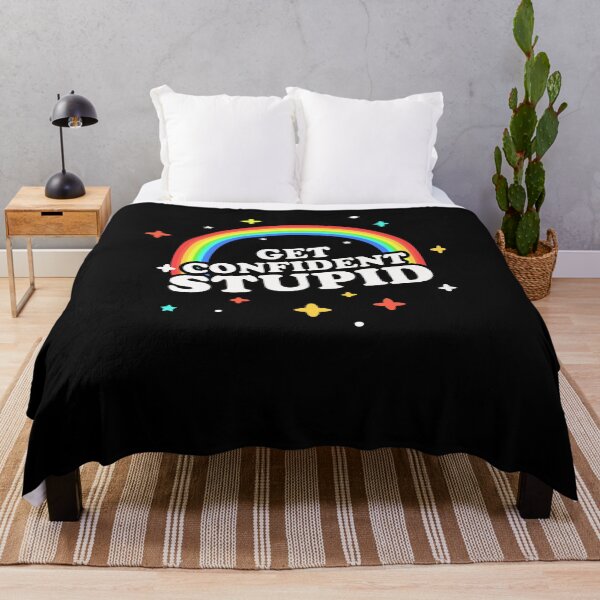 Item preview, Get Confident, Stupid! designed and sold by Yipptee Shirts.