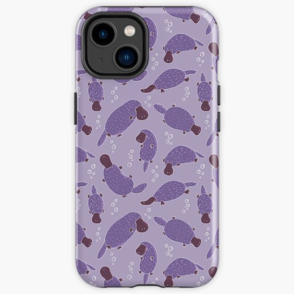 Purple Platypi iPhone Tough Case