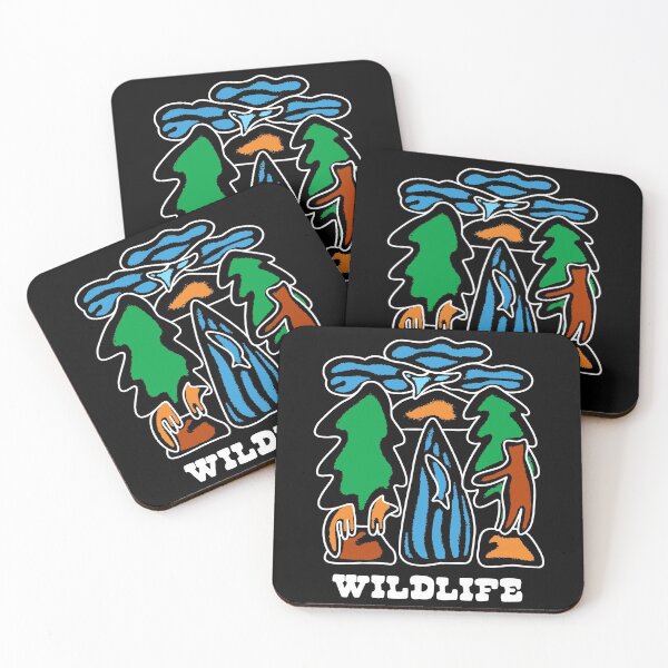 Artikelvorschau, Wildlife Childish Naive Art entworfen und verkauft von okpinsPets.