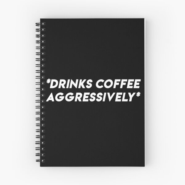 Item preview, Drinks Coffee Aggressively designed and sold by merchgram.