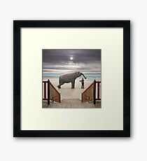 Lesson of music Framed Print
