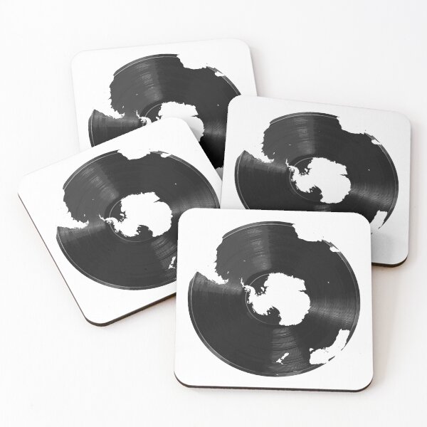 Item preview, Antarctica Vinyl Record Map designed and sold by creative-athome.