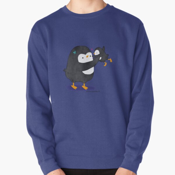 Penguin Mom and Penguin Kid Pullover Sweatshirt