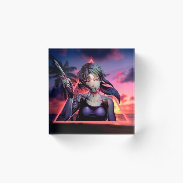 Black Lagoon Revy Acrylic Block