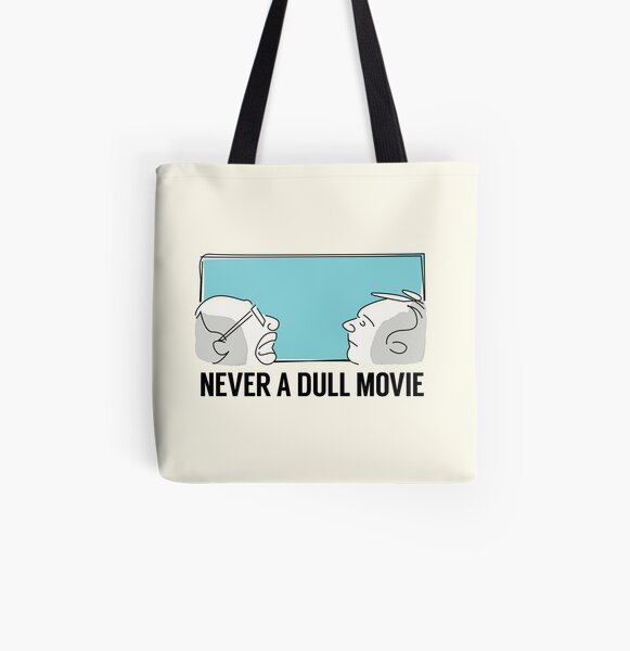 Never a Dull Movie All Over Print Tote Bag