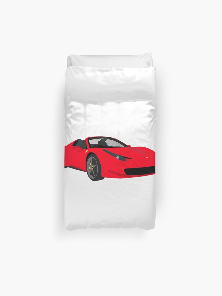 Ferrari 458 Artwork Duvet Cover By Nuwn Redbubble