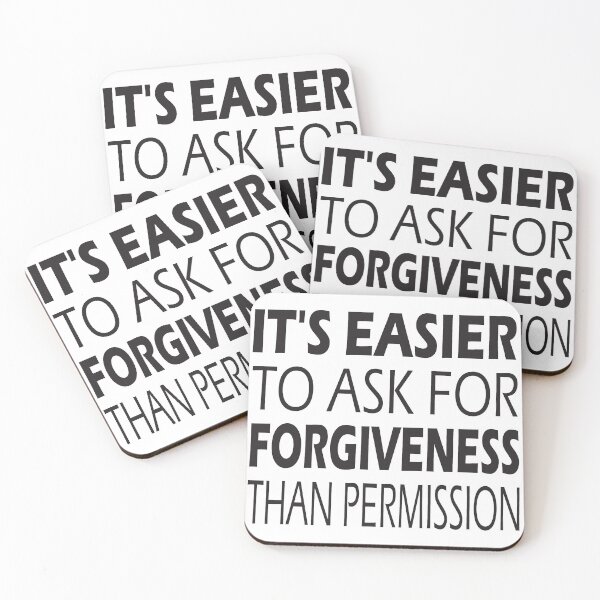 Item preview, Mindhunter - It's easier to ask for forgiveness than permission designed and sold by GothMerch.