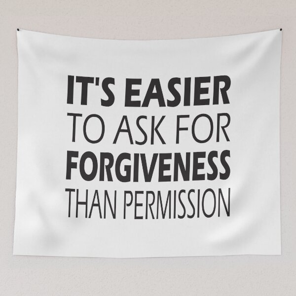 Item preview, Mindhunter - It's easier to ask for forgiveness than permission designed and sold by GothMerch.