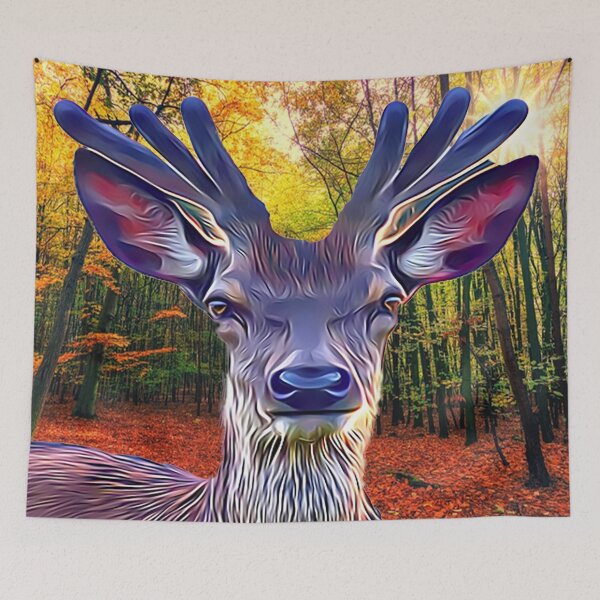 Item preview, White Tailed Deer in the Forest designed and sold by Sunleil.