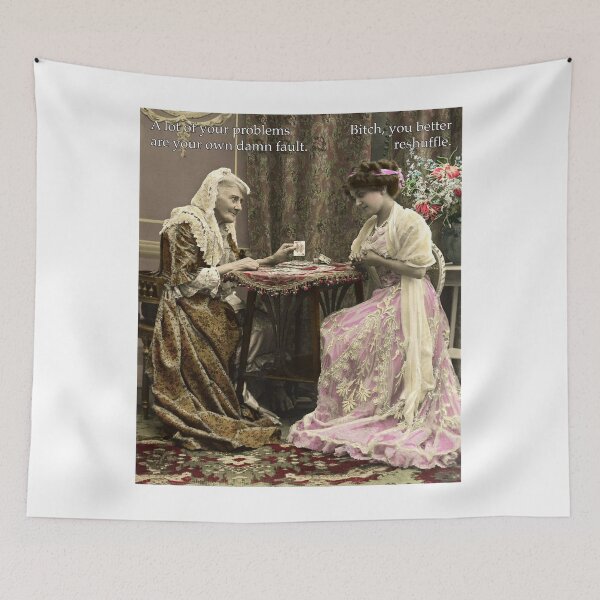 Item preview, Funny Victorian Gypsy Fortune-teller Tarot Reader 1 designed and sold by litmusician.