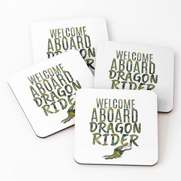 Item preview, HTTYD-Inspired "Welcome Aboard, Dragon Rider!" designed and sold by mulberrydragon.