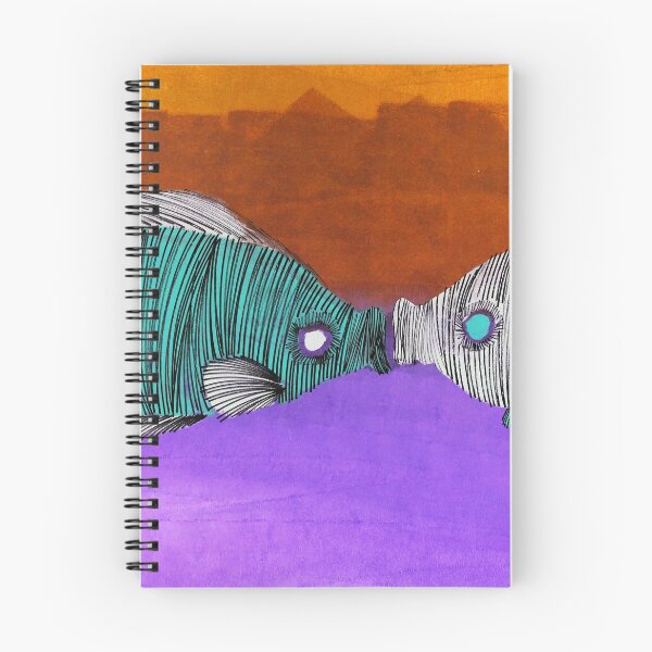 Item preview, Two Fish Kissing By ArtGuru 9264 - Acrylic On Paper designed and sold by Art Guru.