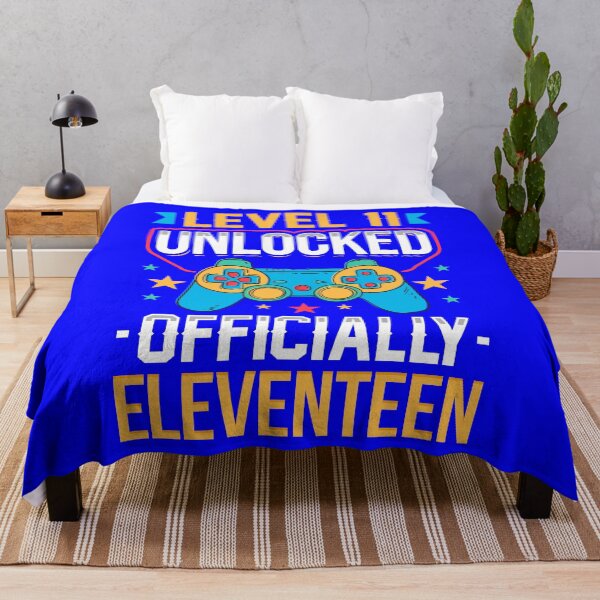 Item preview, Level 11 Unlocked Officially Eleventeen 11th Birthday designed and sold by Hananiah Merch.