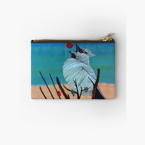 Item preview, Bird Eating A Berry By ArtGuru 9267 - Acrylic On Paper designed and sold by Art Guru.