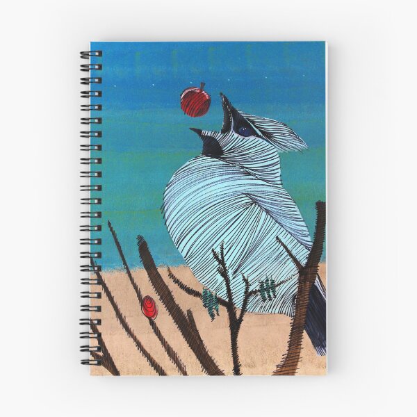 Item preview, Bird Eating A Berry By ArtGuru 9267 - Acrylic On Paper designed and sold by Art Guru.