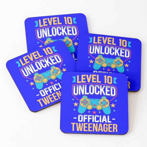 Item preview, Level 10 Unlocked Official Tweenager 10th Birthday designed and sold by Hananiah Merch.
