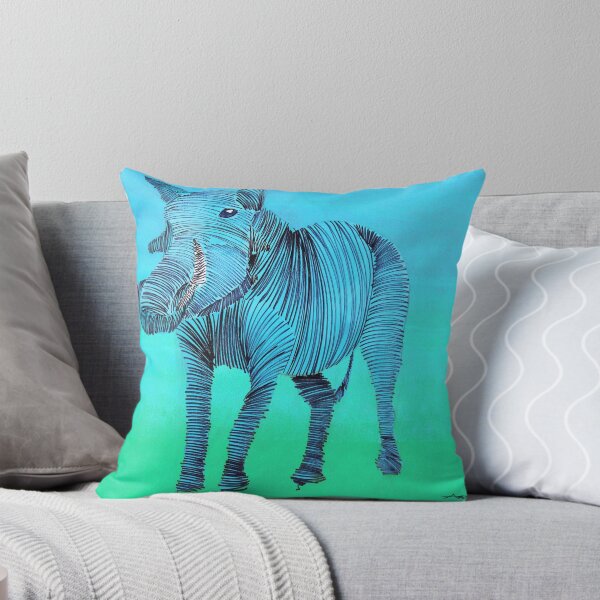 Item preview, Blue Warthog By ArtGuru 9270 - Acrylic On Paper designed and sold by Art Guru.