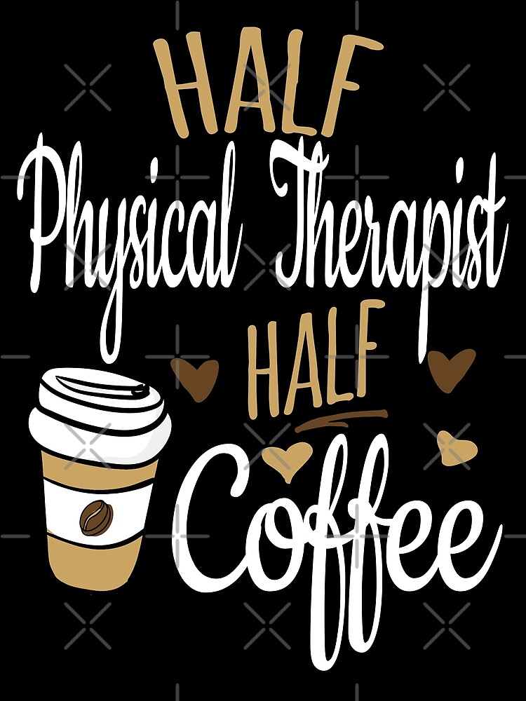 Thumbnail 3 von 3, Tuch, Half Physical Therapist Half Coffee, Funny Physical Therapist designt und verkauft von Ripper19.