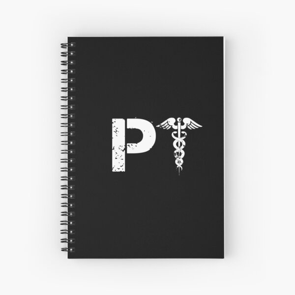 Subtle PT Art, Physical Therapist Spiral Notebook
