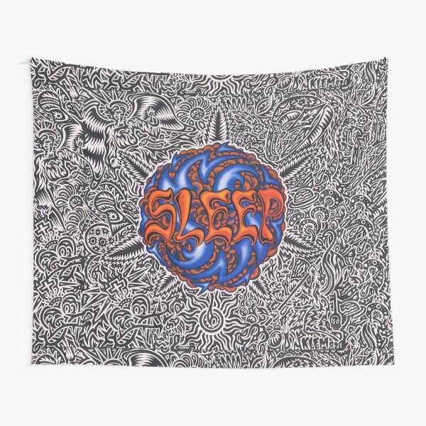 SLEEP Wall Tapestry Tapestry