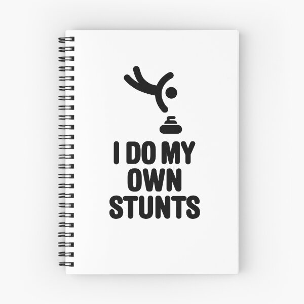 Item preview, I do my own stunts curling stone funny Curling gift idea Funny winter sport and funny curling player gifts designed and sold by LaundryFactory.