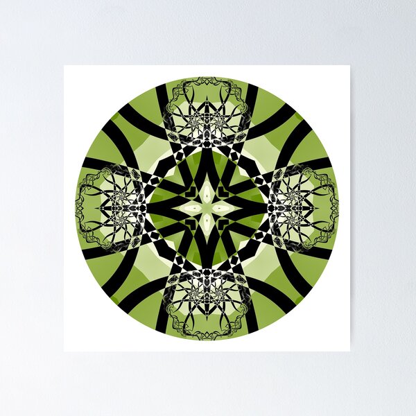 Spring Serenade Mandala Poster