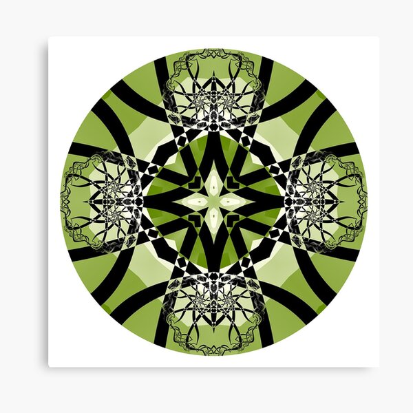 Spring Serenade Mandala Canvas Print