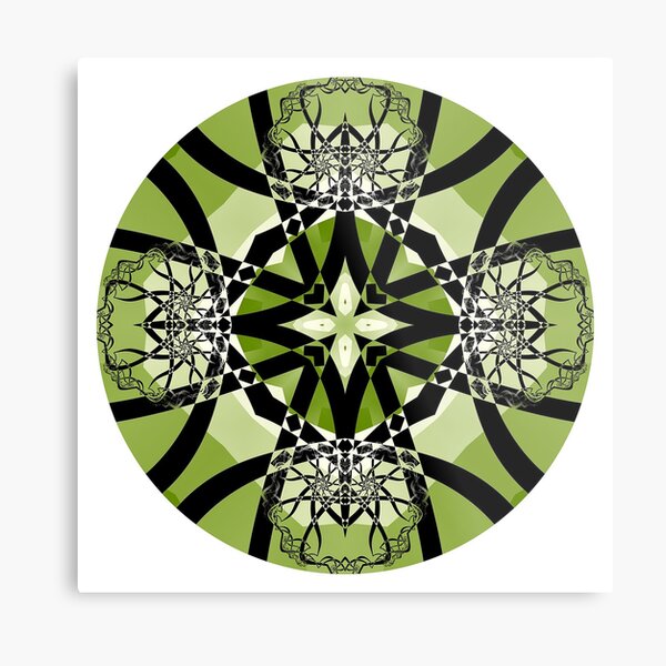 Spring Serenade Mandala Metal Print