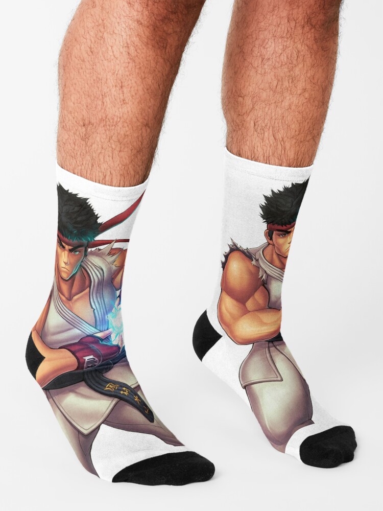 Ryu Ultimate Socks By Hybridmink Redbubble 