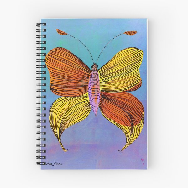 Item preview, Orange Butterfly By ArtGuru 9287 - Acrylic On Paper designed and sold by Art Guru.