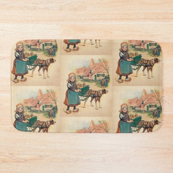 Item preview, Dutch Girl with Milk Wagon designed and sold by reynoldjay.