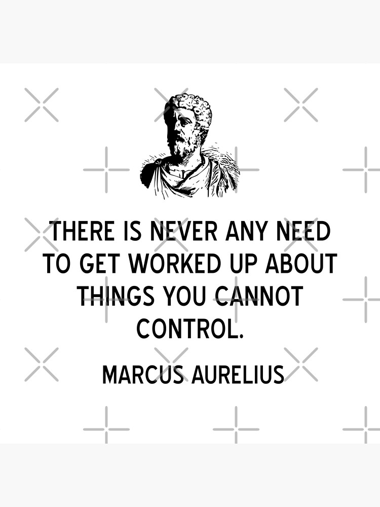 Stoicism Quote On Control By Marcus Aurelius Premium Matte Vertical Poster Sold By Davijoran 6059