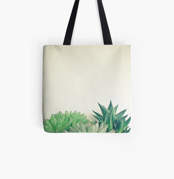 Succulent Forest All Over Print Tote Bag
