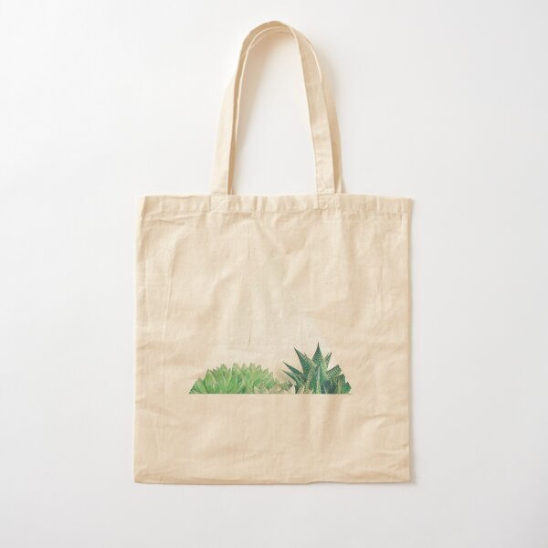 Succulent Forest Cotton Tote Bag