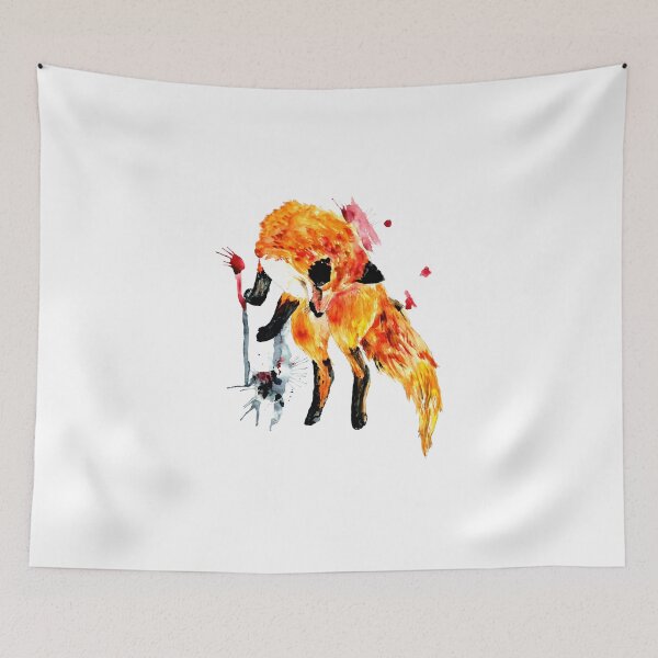 Item preview, jumping fox designed and sold by nemfisart.