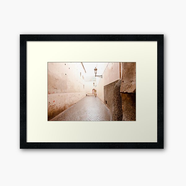 Marrakech Streets Framed Art Print