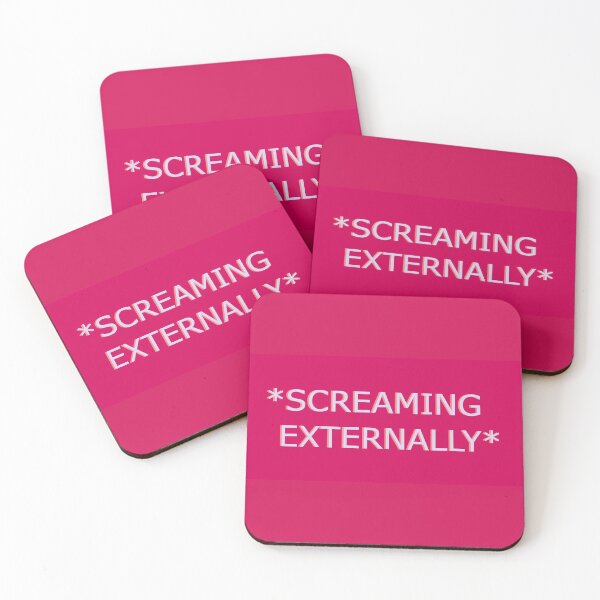Item preview, Screaming Externally - Memey Graphic Print designed and sold by CadenceLG.