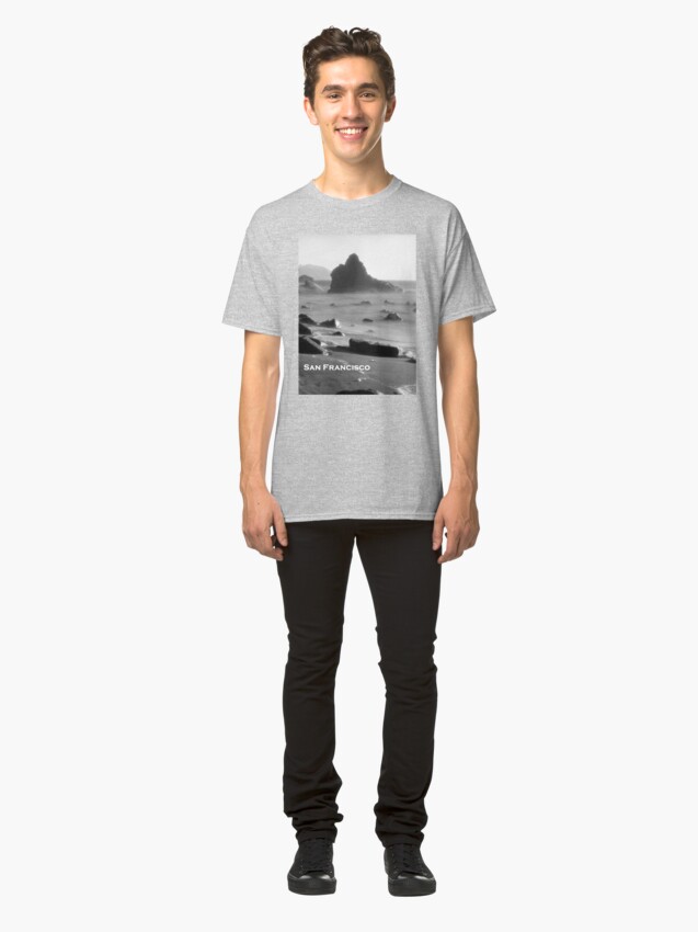 Alternate view of Marshall's Beach, San Francisco Classic T-Shirt
