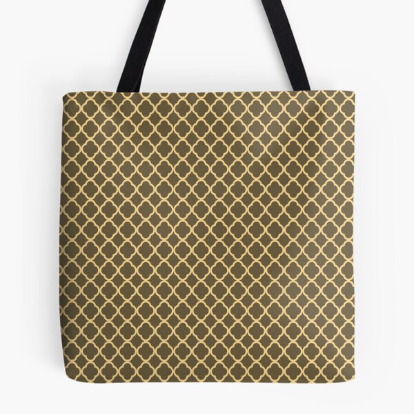 Item preview, Yellow Quatrefoil Pattern designed and sold by pro2ozoa.