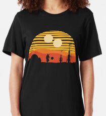 vintage sunset Slim Fit T-Shirt