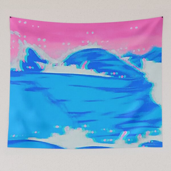 Item preview, Ocean Vaporwave designed and sold by LowStreetwear.