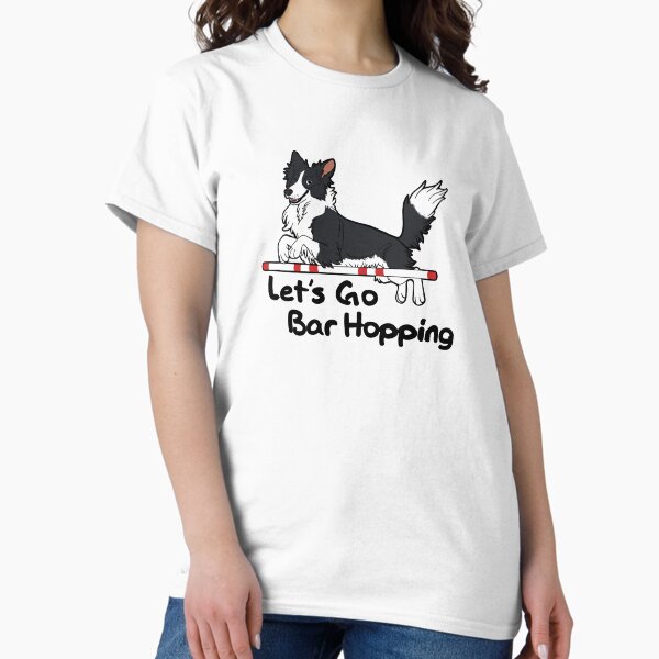 Item preview, Let’s Go Bar Hopping (black and white) designed and sold by mexicanine.