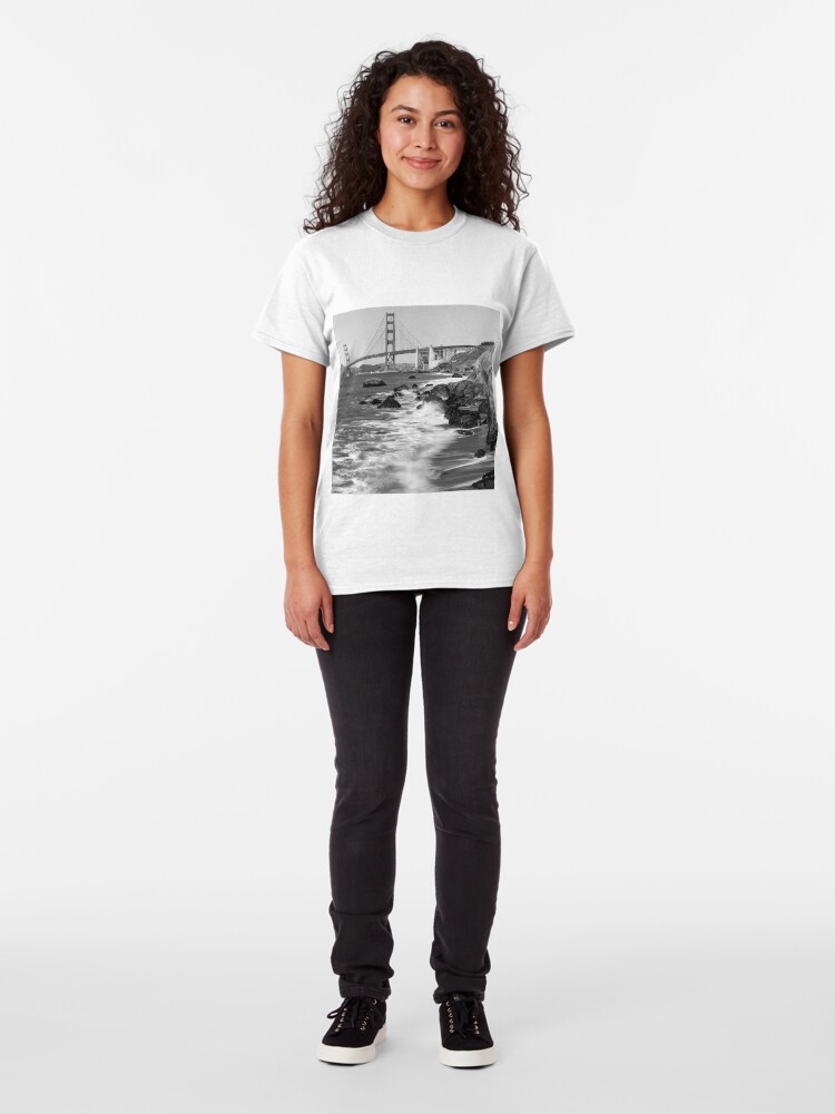 Alternate view of Marshall's Beach, San Francisco Classic T-Shirt