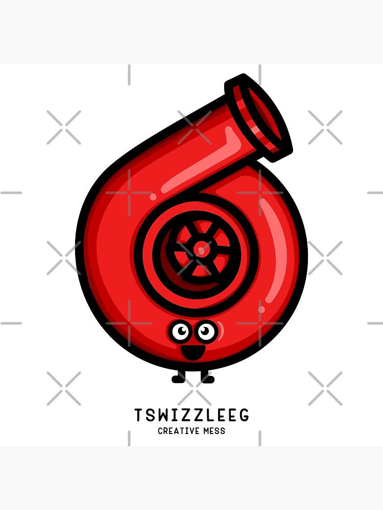 "Cutest Turbo Red" Poster for Sale by TswizzleEG Redbubble