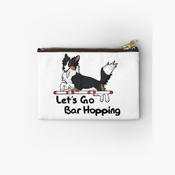 Item preview, Let’s Go Bar Hopping (black tri and white) designed and sold by mexicanine.